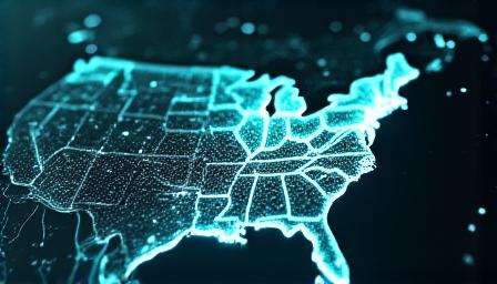 Distribution network mapping visual